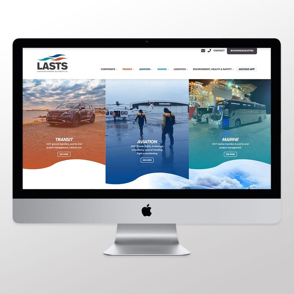 LASTS home page screenshot