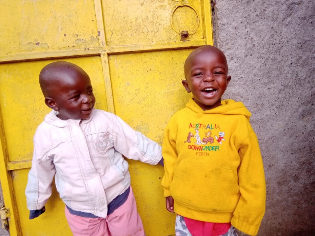 Smiling African children